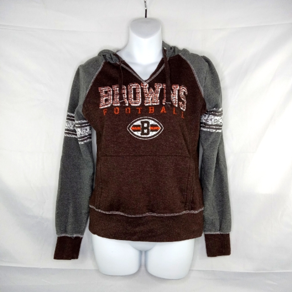 Womens Nfl Team Cleveland Browns Hoodie Size Small